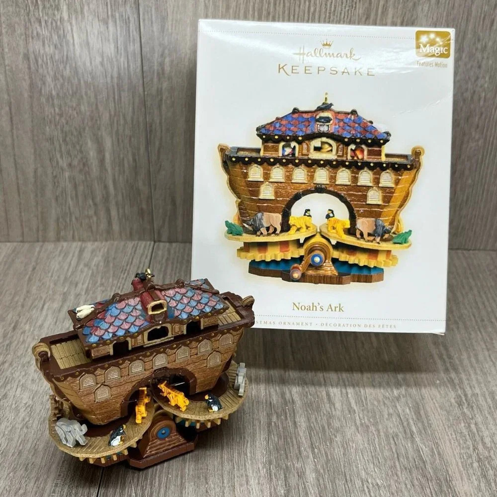 2006 Hallmark Keepsake Noah's Ark Handcrafted Christmas Ornament - Picture 2 of 11